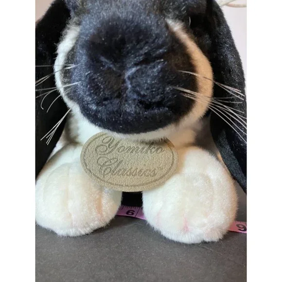 Russ Yomiko LOP EAR BUNNY Realistic, VTG Soft And Lovey, Rabbit Stuffed Plush - Picture 4 of 16
